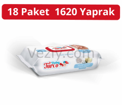 Baby Turco Beyaz Sabun Kokulu Islak Havlu 18 x 90'lı