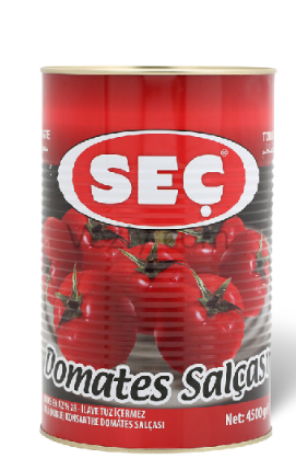 Seç Domates Salçası Teneke 4500 G