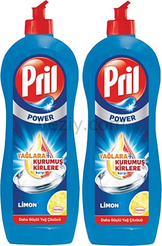 Pril Power Limon Kokulu Sıvı Bulaşık Deterjanı 2 x 625 ML