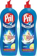 Pril Power Limon Kokulu Sıvı Bulaşık Deterjanı 2 x 625 ML