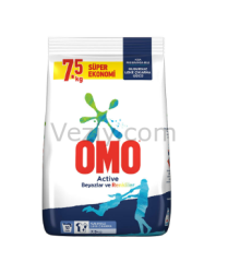 Omo Toz Çamaşır Deterjanı 7,5 kg Active Renkliler Ve Beyazlar